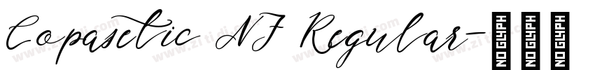 Copasetic NF Regular字体转换